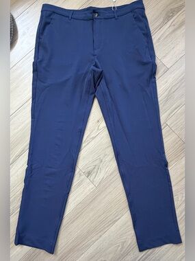 NWT Levelwear Airspeed Mens Navy Performance Golf Pant Straight Stretch 34x33
